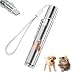 Interaktives Katzenspielzeug led Pointer für Katzen & Hunde 7 In 1 USB wiederaufladbar Katzenfangspielzeug mit 5 Mustern & Purple Light Check Urinflecken, Nachtbeleuchtung Cat Chase Toys