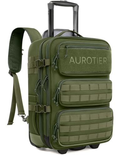 AUROTIER Rolling Tactical Laptop Backpack