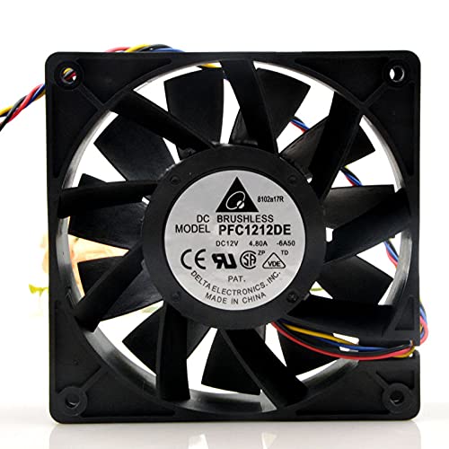 PFC1212DE 12V 120mm Fan PFC1212DE 12V 4.8A 12038 Double Ball Violent Fan