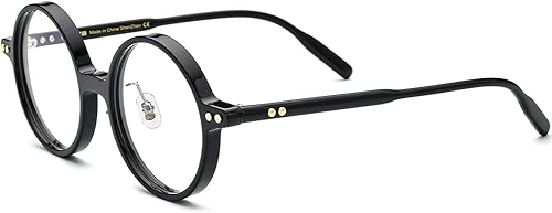 Miniatura 5 de HEPIDEM Gafas ópticas redondas de acetato para hombre, gafas ópticas, gafas de marco Zolman