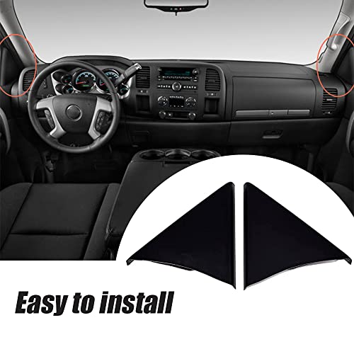 Front Left And Right Side Door Upper Trim Panel Molding Fits For Chevy Silverado Gmc Sierra 25857289 25857294 #TOP3