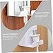 NUOBESTY 2pcs Wall-Mounted Socket Storage Racks Punch Mobile Charging Holders Phone Stands Easy Installation for Organizing Cables and Remote Controls