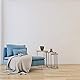 Relaxdays Beistelltisch 3er Set, runde Ablage, Satztische in 3 Größen, ineinander stellbar, Metall und Mangoholz, natur, H x D: ca. 56 x 41 cm