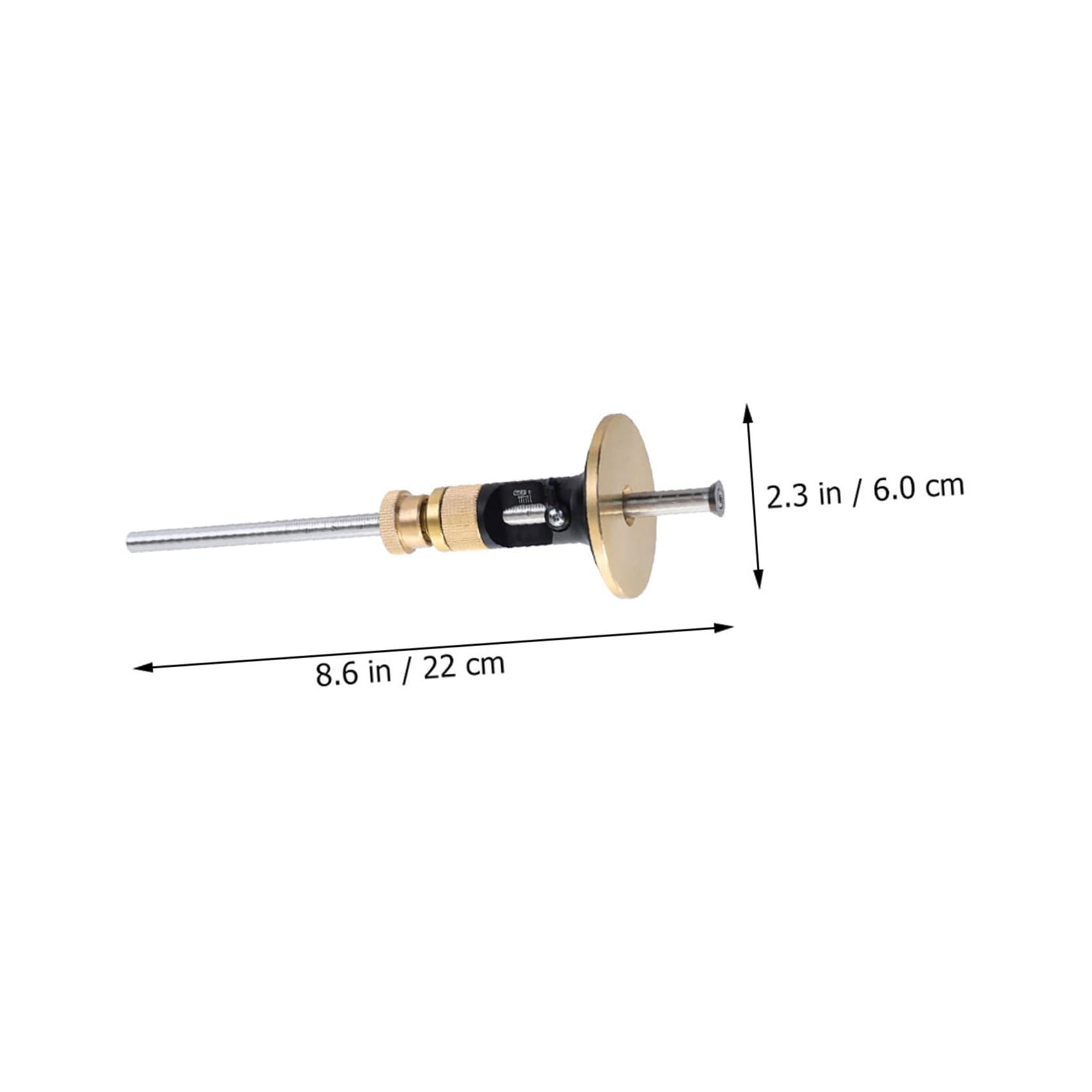 HOMSFOU Calibre de Trazado para Carpintería Ajuste Fino Cuchilla de Metal Duro Herramienta de Marcado Precisa para Medir Profundidad y Líneas Paralelas Uso Profesional Carpintería