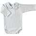 babidu 1188, Body Para Bebe, Blanco (Blanco/Gris), 36 meses