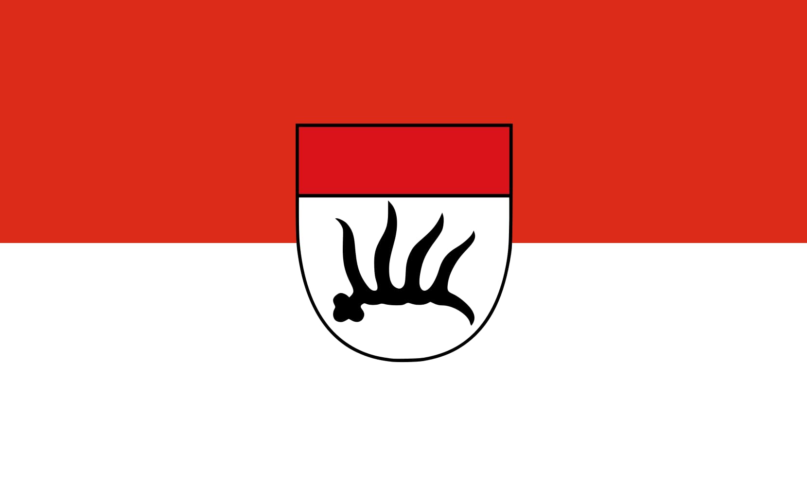 Drapeau Large Göppingen de 1.35m² en textile renforcé haute résistance