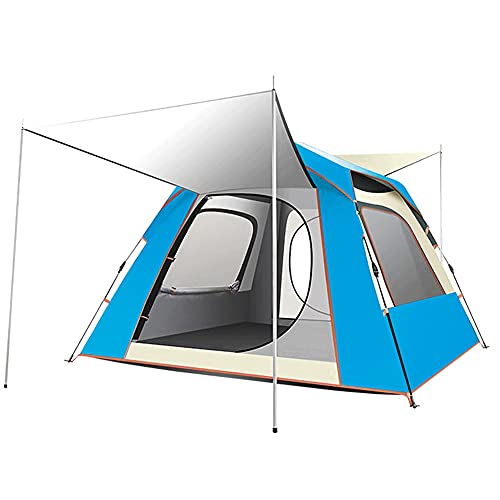 Carpa instantánea para camping 3-8 personas ligera doble capa miniatura 1