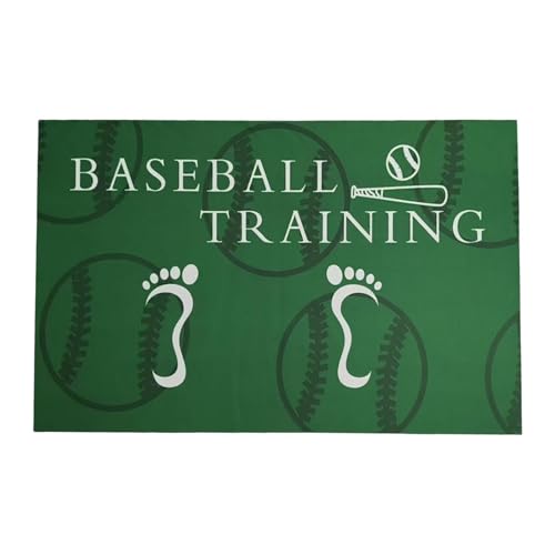 Esterilla de entrenamiento de softball con reducción de ruido para práctica de bateo silenciosa