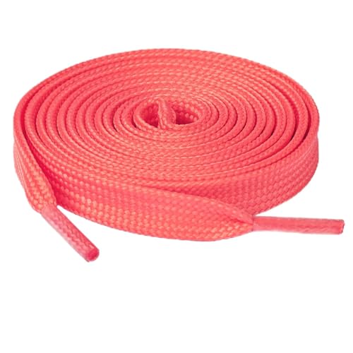 Image of Booyckiy 2 Pairs 2 /5 inch Flat Shoe Laces for Sneakers 31 Colors Shoelaces in 27 inch-72 inch