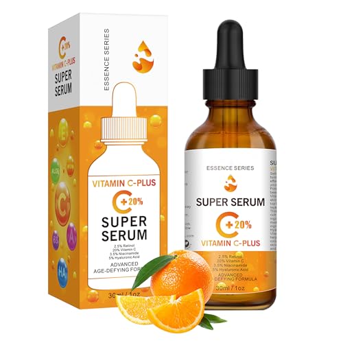 20%Vitamin C Serum for Face with Hyaluronic Acid Serum, 30ML�CMoisturize, Brighten and plump skin, suitable for both men and wome