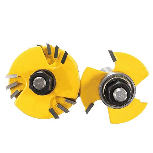 Brocas de ranura para madera ajustables con 6 hojas intercambiables 6