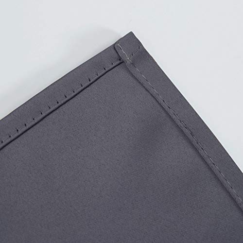 Image of LEMOMO Grey Thermal Blackout Curtains /42 x 84 Inch /Set of 2 Panels Room Darkening Curtains for Bedroom