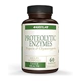 Amvilab - Proteolytic Enzymes - Trypsin & Chymotrypsin - Reduces Edema & Inflammation From Tissue Injury - Supports Digestive, Tissue & Immune Health - Recovery Boost - Dietary Supplement -60 Capsules