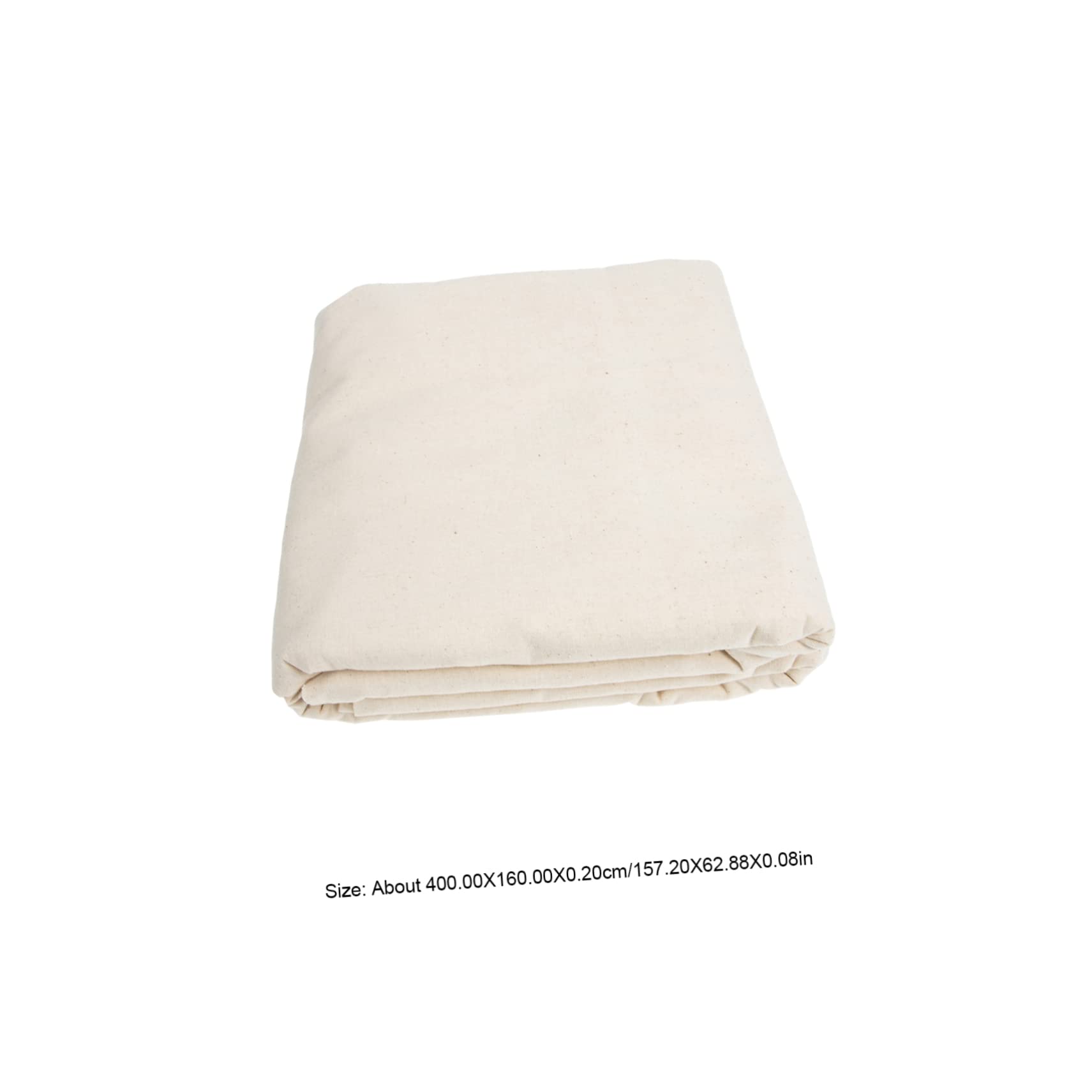 Coton Beige Toile à Peindre Lavable et Réutilisable pour Sol et Meubles