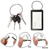 Zoom IMG-2 filo acciaio portachiavi metallico 12 Zoom IMG-2 filo acciaio portachiavi metallico 12