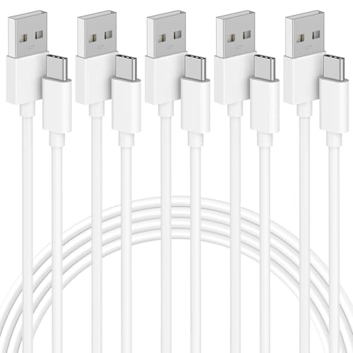 Car Carplay Cable for iPhone 17/16/15, 5 Pack USB to USB C Cable,USB A to USB C for Carplay USB C Cord for iPhone 17/17 Pro/17 Pro Max/Air/16/16 Pro Max/15/15 Pro Max Car Charger Cord Charging Cable
