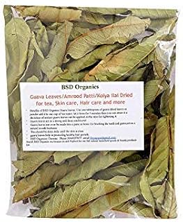 Bsd Organics Guava Leaves/Amrood Patti/Koiya ilai Dried for tea and more (100 Gram / 3.5 Ounce)