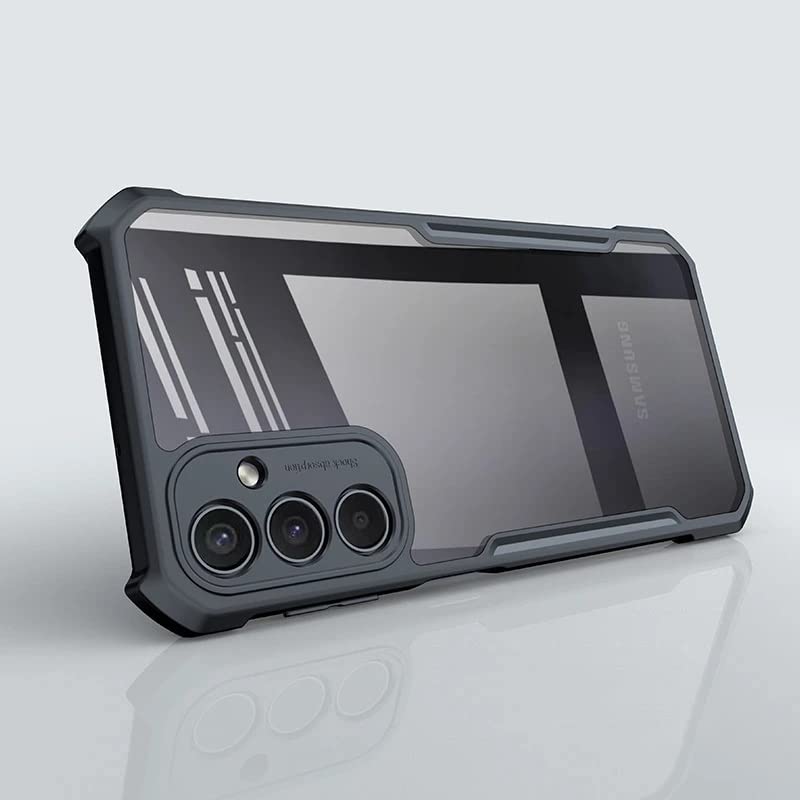 Image of Spazy Case Samsung Galaxy F15 5G / M15 5G Back Cover | Transparent Crystal Clear Hard PC Back Case with TPU Bumper, Drop Protection Case Cover for Samsung Galaxy F15 5G / M15 5G