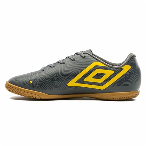 Chuteira Infantil Futsal Umbro Orbit Jr Cinza 36