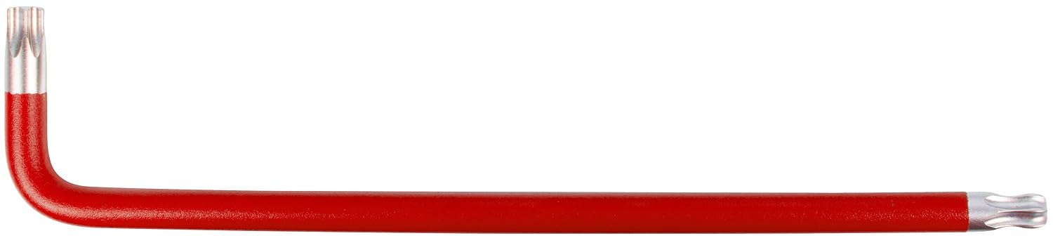 KS Tools 151.4279 Llave acodada Torx con cabeza de bola, XL, T50, rojo