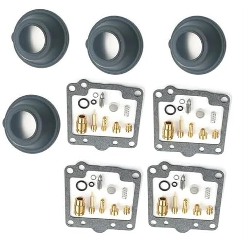 Kit reparación carburador Suzuki GS550 E L M T con juntas y flotadores para motos de 4 cilindros 5