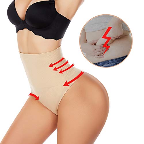 Culotte G-String Ventre Contrôle Minceur - Shapewear Femme Taille Haute