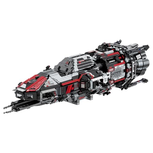 FunXylophy Sci-Fi Battleship Spacecraft Building Block Set, Expedition Collectible Space Adventure Construction Kit, for Adults - 6395PCS - Image 2