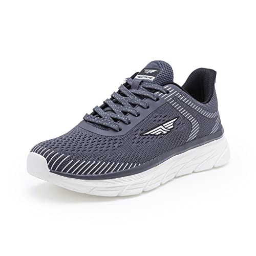 Image of Red Tape Men Grey Walking Shoes