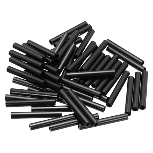 PATIKIL 120個M4 A B SスペーサーM4 x 7mm OD x 50mm lプラスチックラウンドスペーサーワッシャー黒スタンドオフナットノンスレッドスクリューボルト電気アウトレット