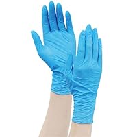 Amazon.co.jp: 竹虎 タケトラ ニトリル手袋 ブルー Mサイズ 200