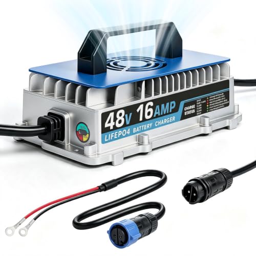 58.4V 16A Waterproof LiFePO4 Charger