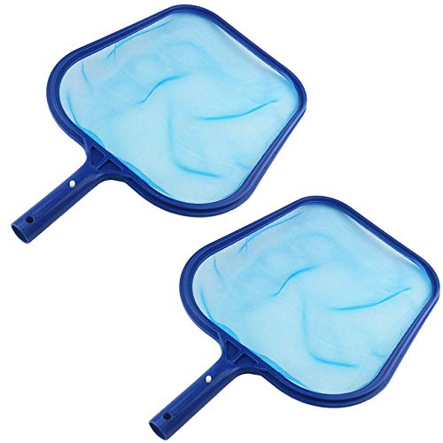Acronde 2PCS Swimming Pool Leaf Skimmer Net Swimming Pool Cleaner Supplies and Accessories Leaf Rake...