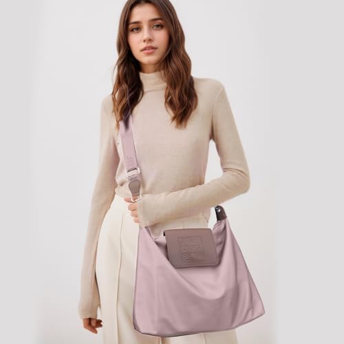 Image of JANKS Large Crossbody Bag for Women Fabric Nylon Casual Commuter Trendy Fashion Hobo Shoulder Ladies Travel Handbag