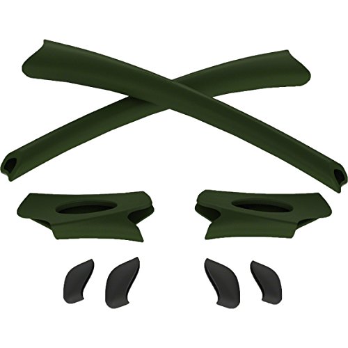 Oakley Flak Jacket Polarized Replacement Sunglass Lenses, Dark Green, One Size