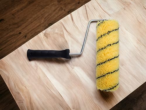 Image of Asian Paints Trucare Exterior Tiger Roller 9Inch For Wall Painting Pack Of 2, Yellow