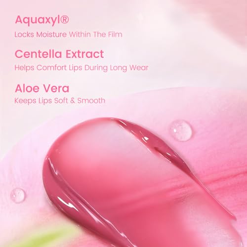 FOCALLURE Lip Gloss for Women – High Shine Lipgloss, Moisturizing & Tinted, Pink Lip Gloss, Plumping, Hydrating, Long-Lasting, Transfer-Proof, Non-Sticky, Buildable Lip Color, JUICY AQUA TAUPE — view 4