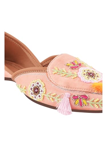 Image of SilverArrow Traditional Style, Modern Comfort Jutti Comfortable Flat Fancy Bellies for Womens and Girls