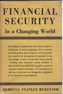 Hardcover Financial Security in a Changing World Book