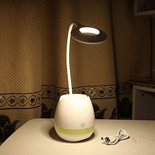 Preisvergleich Produktbild Schreibtischlampen LED Augenschutzlampe Schlafzimmer Touch USB Ladelampe-grün büro tischleuchte nachttischlampe