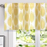 DriftAway Allen Circle Ikat Polka Dot Pattern Classic Window Curtain Valance for Living Room Bedroom...