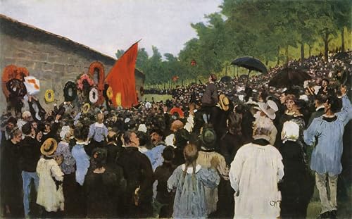 Tableaux Graffiti Art Mural Ilya Repin Impression Moderne 60x90cm