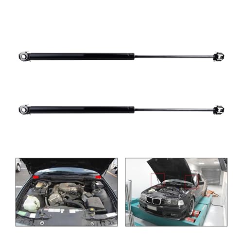 Vérin hydraulique capot avant avec support à gaz stable pour BMW E36 Coupé - 3