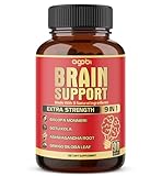 9in1 Brain Support Supplement - Concentrated Ashwagandha Root, Gotu Kola Powder, Bacopa Monnieri Powder and More - 90 Capsules - 3 Months Supply