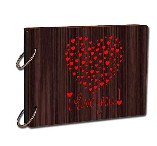 Printelligent Gift for Loved Ones Craft Scrapbook Photo Book for Memories (Design-5)