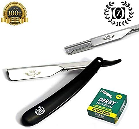 Rasoio Taglio Rasatura Gola Acciaio Al Carbonio Barbiere Affila Rasatura Manico In Legno Rasoio Di Sicurezza Rasoio Dritto Per Uomo - Foto 6