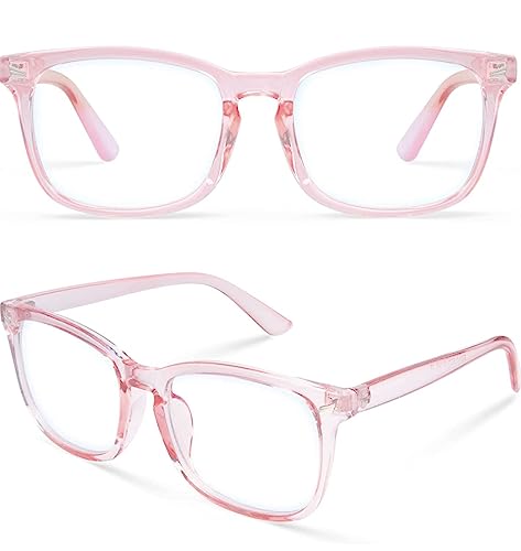 Image of IFLASH Blue Light Blocking Glasses Gaming Filter Transparent Square Eyeglasses for Eye Protection Men Women, Computer /Tablet /Laptop /Mobile /TV, Anti-blue & Anti eyestrain