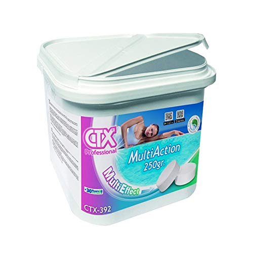 CTX – Cloro Multi Azione – Anti alghe – floculant – 5 kg Galet 250 g – Pro