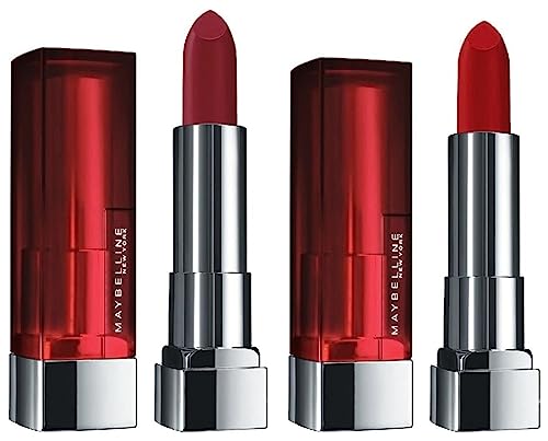 Image of Maybelline Lipstick 634 Bold Crimson (Matte)