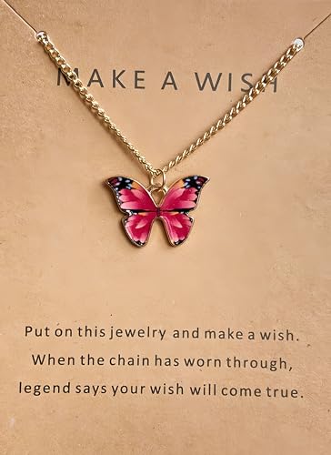 Cute Butterfly Pendant Necklace