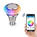 Produktbild Lautsprecher-Birnen-Licht drahtloser Bluetooth-Lautsprecher E27 RGB12W Smart LED-Musik-Birnen-Licht-Musik-Wiedergabe-Lampe mit Fernbedienung